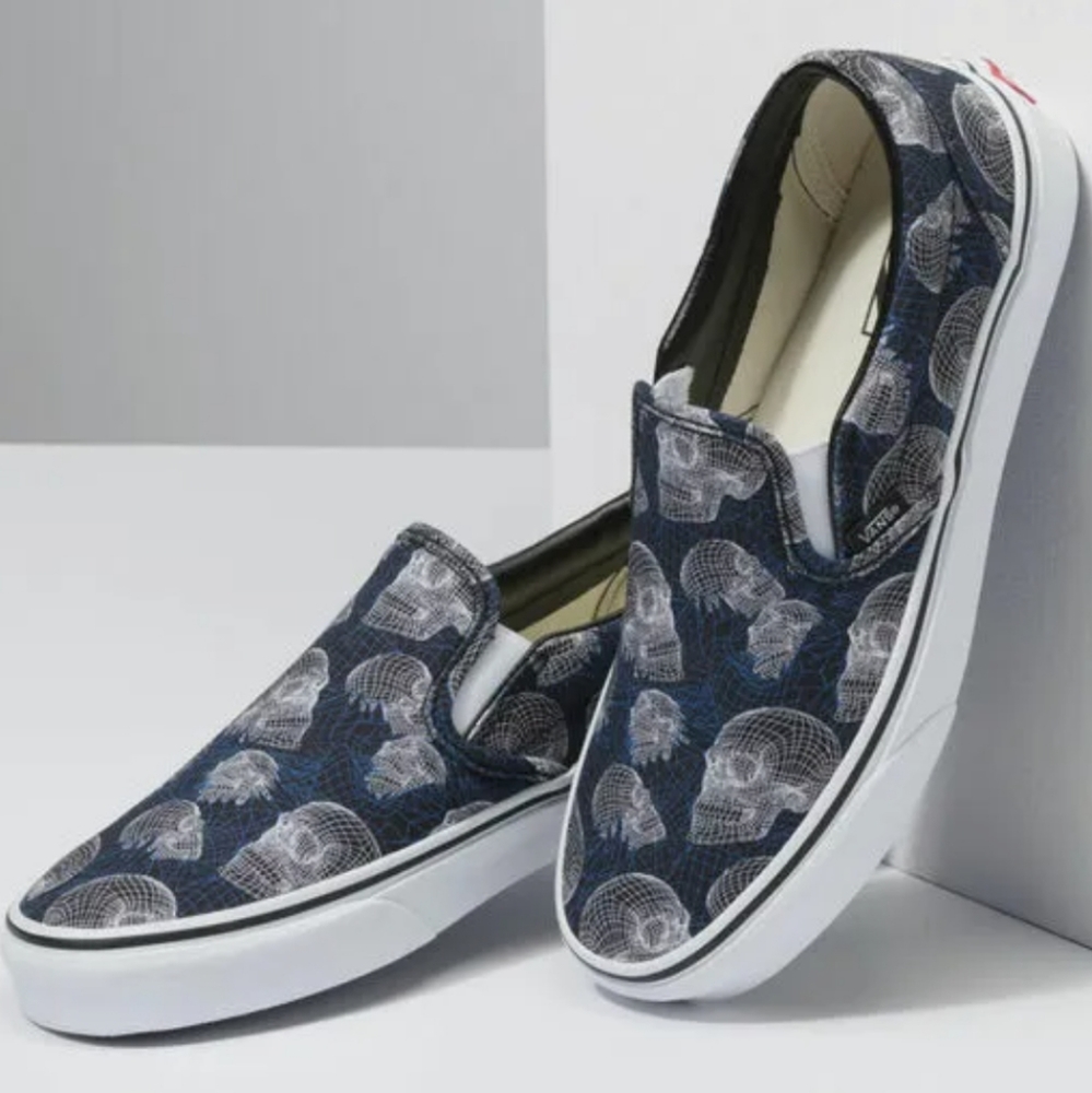 New Vans Wireframe Skulls Classic On